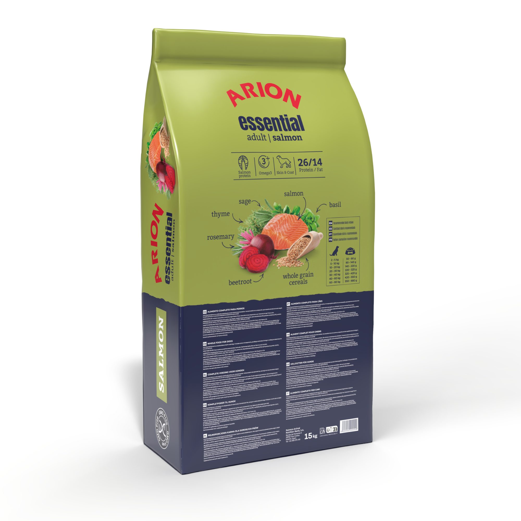 Arion Essential Adult Salmon 15Kg 