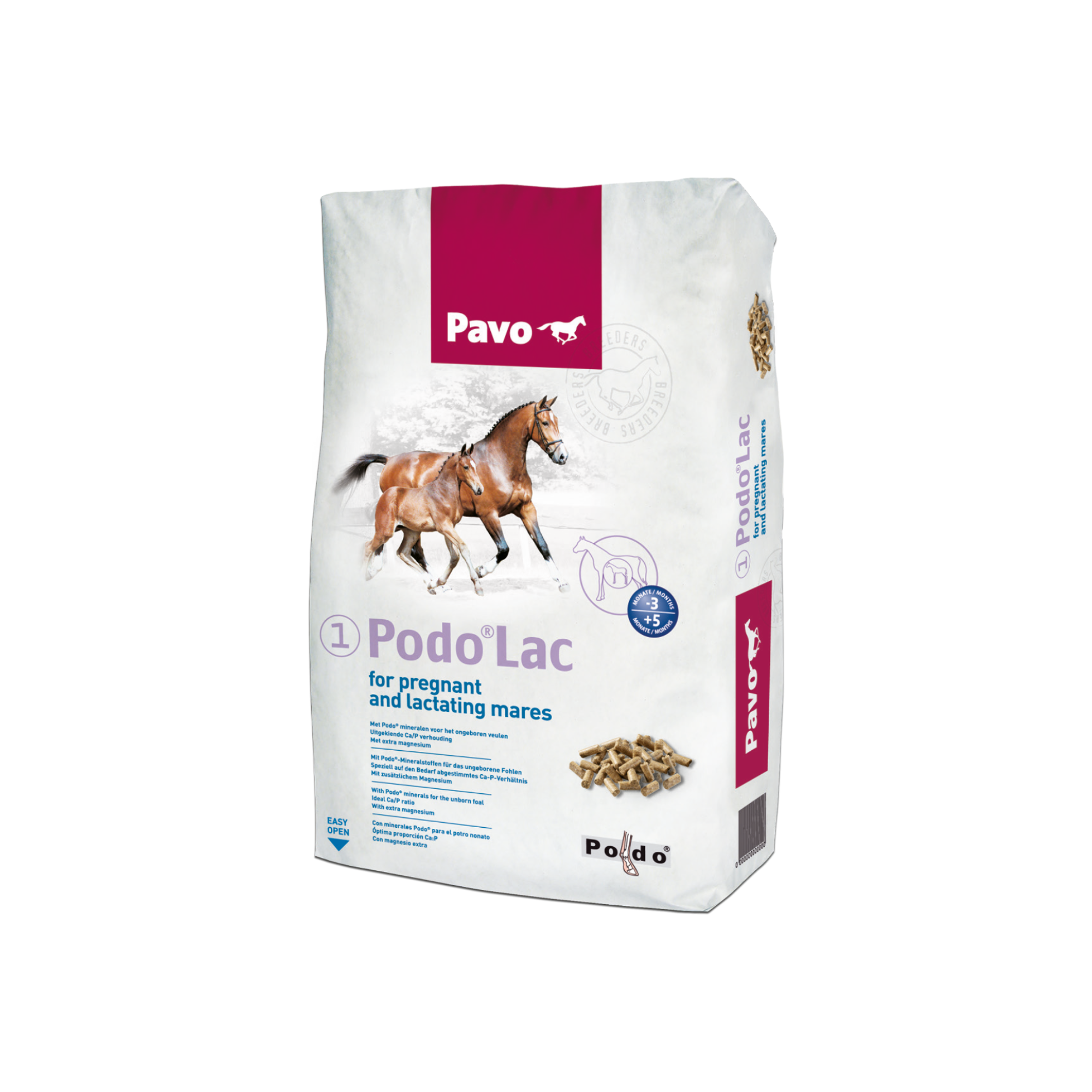 Pavo PodoLac Pellets - Feed for Lactating Mares