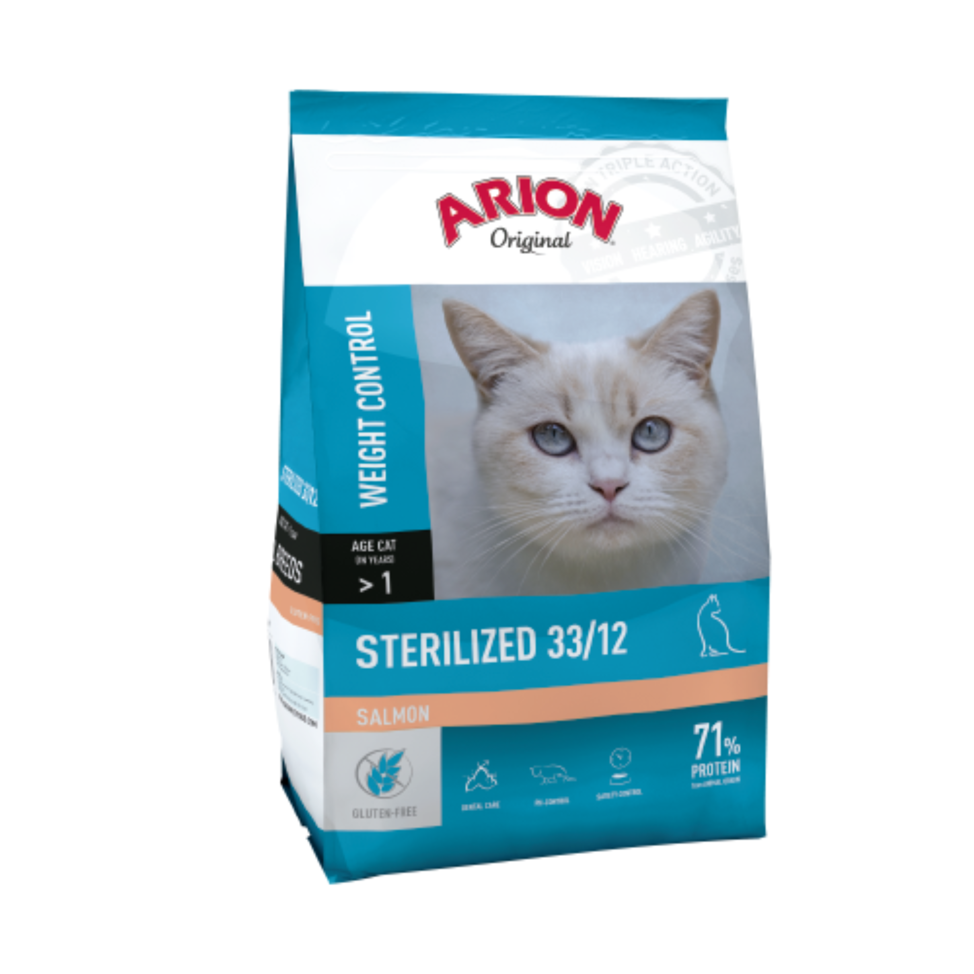 Arion Original Sterilized 33/12 Salmon 7,5Kg